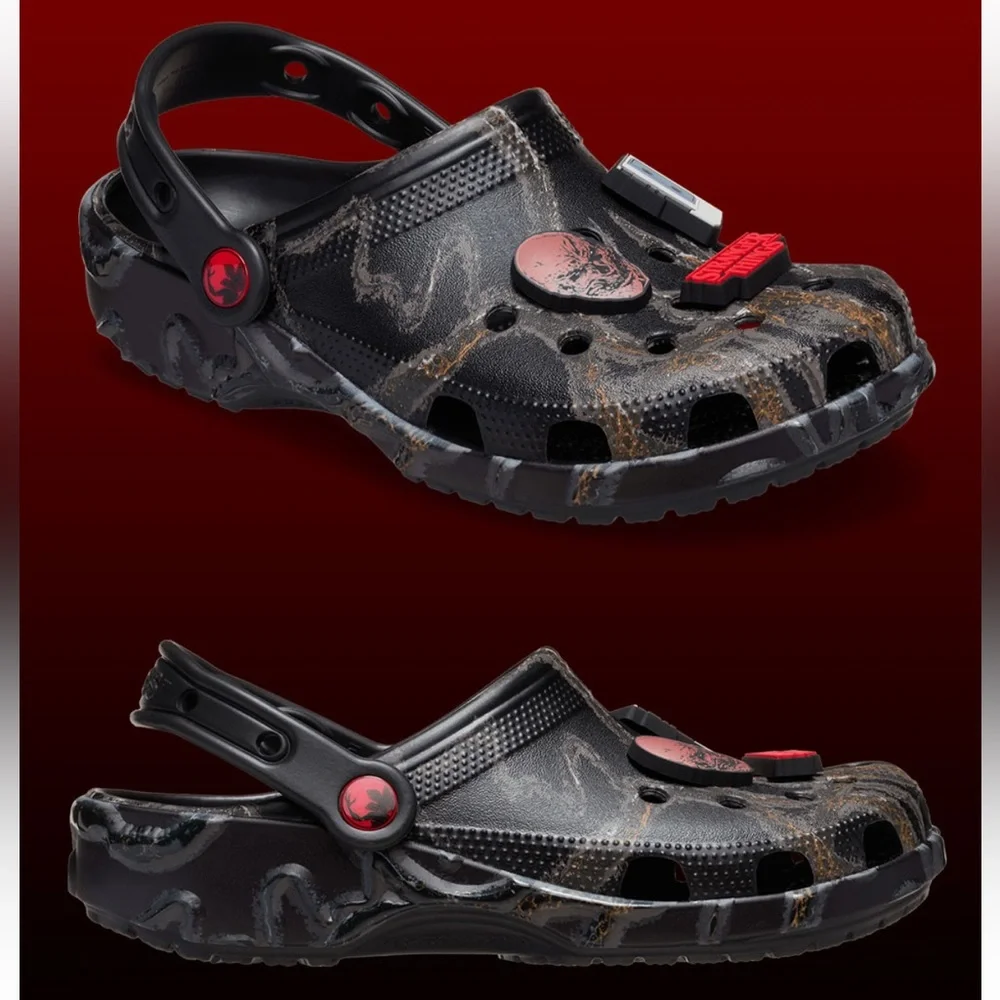 NWT Stranger Things x Crocs Classic Clog “The Upside Down”